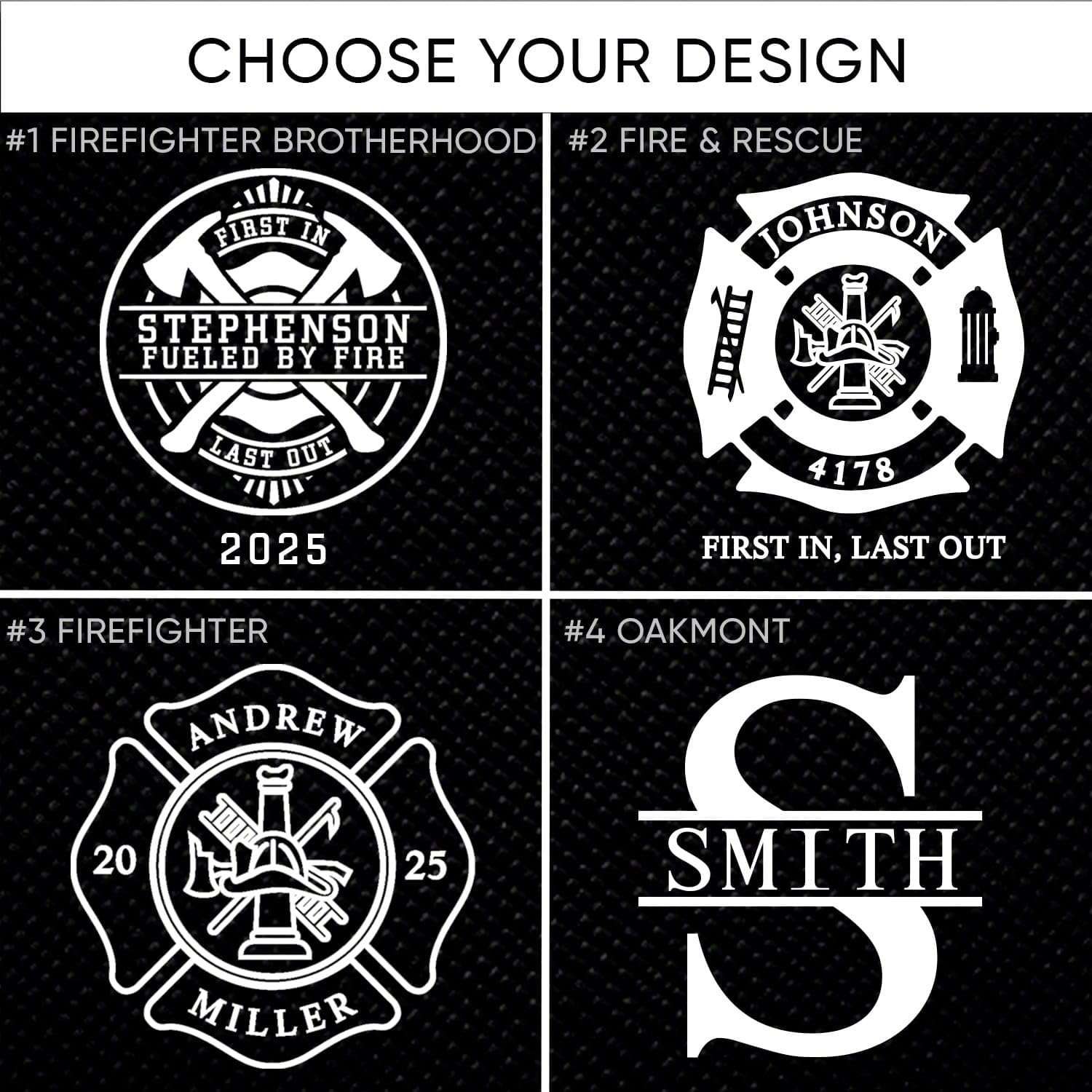 Personalized Carson Whiskey Decanter Box Set - Fire & Rescue Theme - Unique Gift for Whiskey Lovers, Firefighters & Collectors - Perfect for Home Bars, Special Occasions & Retirement Gifts