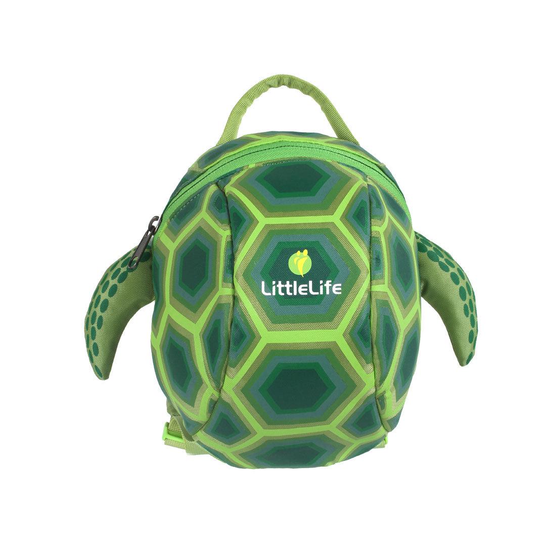 LittleLife Turtle Toddler Backpack with Safety Rein - Cute Animal Design Kids Walking Harness for Ages 1-3 - Perfect for Travel, Shopping & Outdoor Adventures