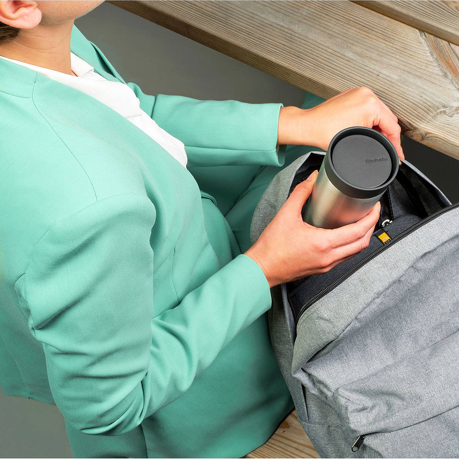 Insulated Stainless Steel Tumbler Cup 12oz (0.36L) - Dark Grey for Hot & Cold Drinks - Perfect for Coffee, Tea, Smoothies & Outdoor Activities