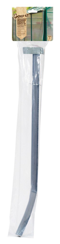 Gardman 08877 Greenhouse Downpipe Set - Durable Rainwater Drainage System for Greenhouses & Garden Sheds | Perfect for Water Collection & Plant Irrigation