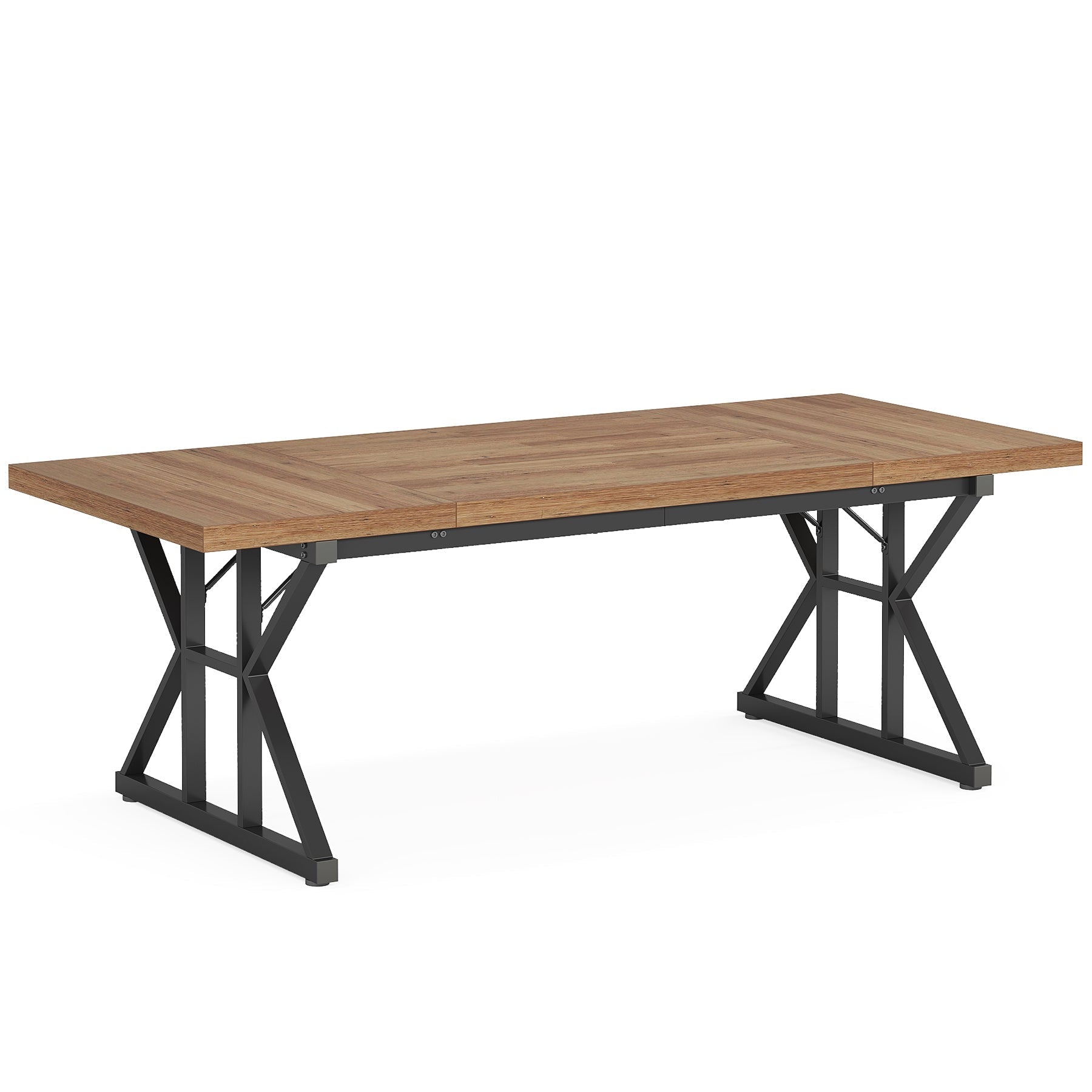 Solid Wood Farmhouse Dining Table - 70.8