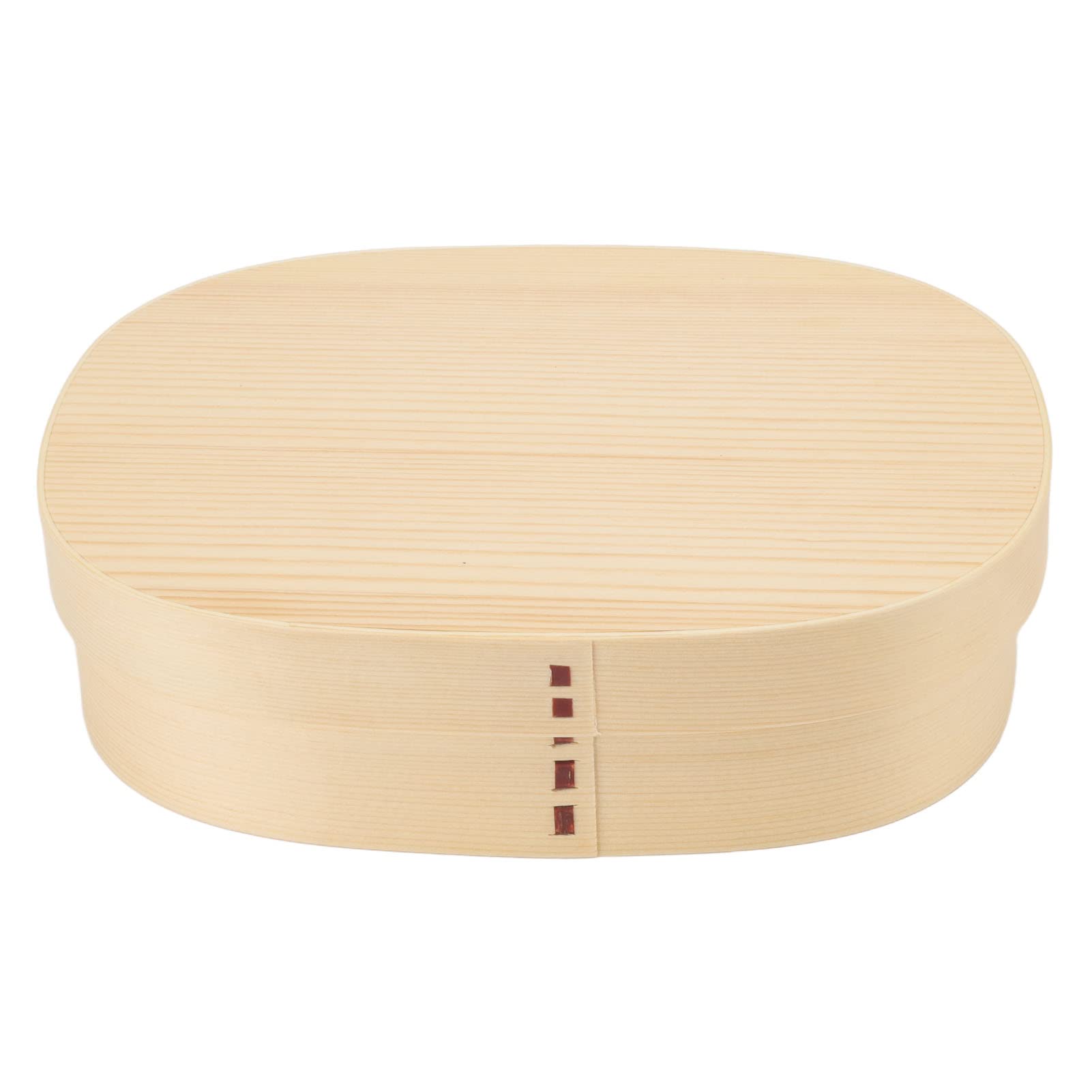 CHICIRIS Bento Box - Clear Texture Wooden Lunch Box for Adults | Leak-Proof & Eco-Friendly Food Container for Hiking, Camping, Picnics & Office Lunch | Microwave & Dishwasher Safe