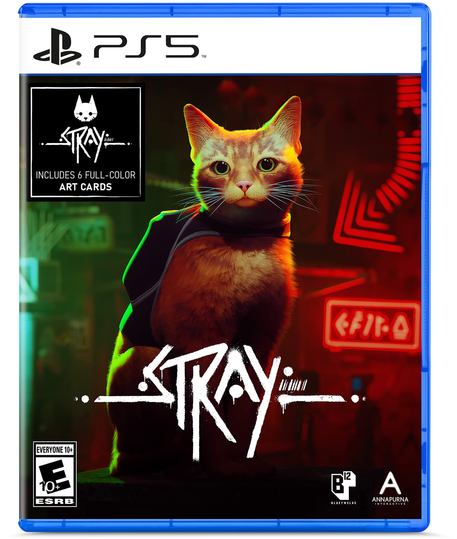 Stray for PlayStation 5 - Adventure Game with Cat Protagonist | Explore Cyberpunk World | Perfect for Sci-Fi & Animal Lovers | Great for Relaxing Gaming Sessions