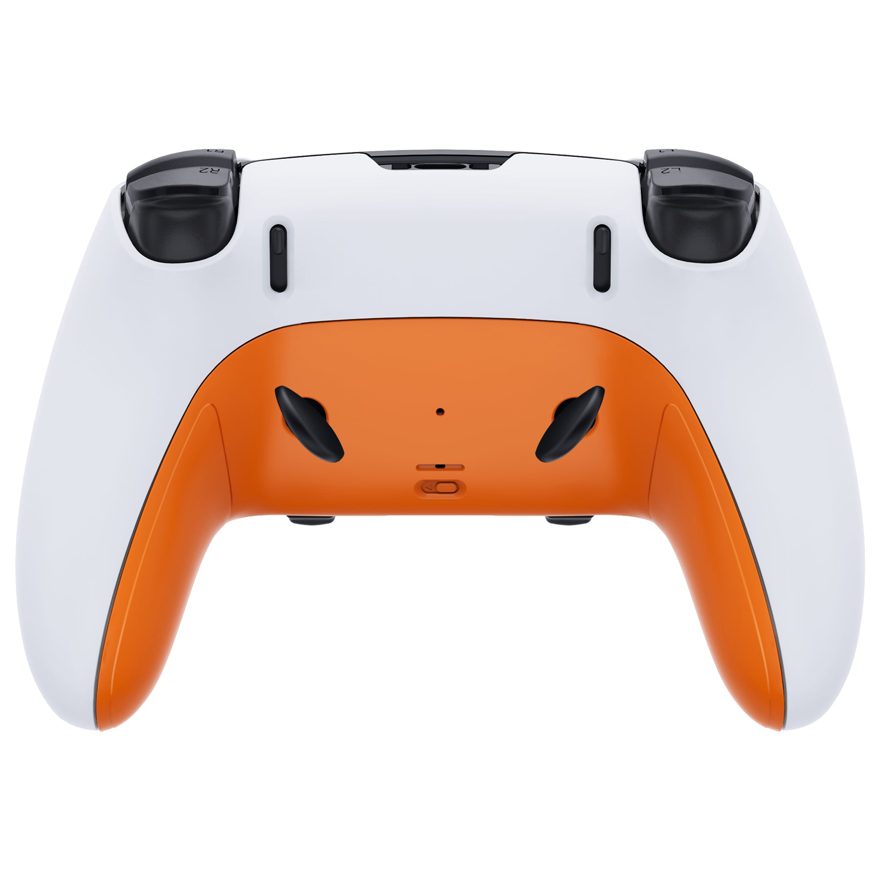 eXtremeRate Orange PS5 Edge Controller Shell - DIY Replacement Front & Back Cover with Custom Plates | Compatible with PS5 Edge Controller (CXQEGP002) | Gaming Accessories for Enhanced Customization & Style