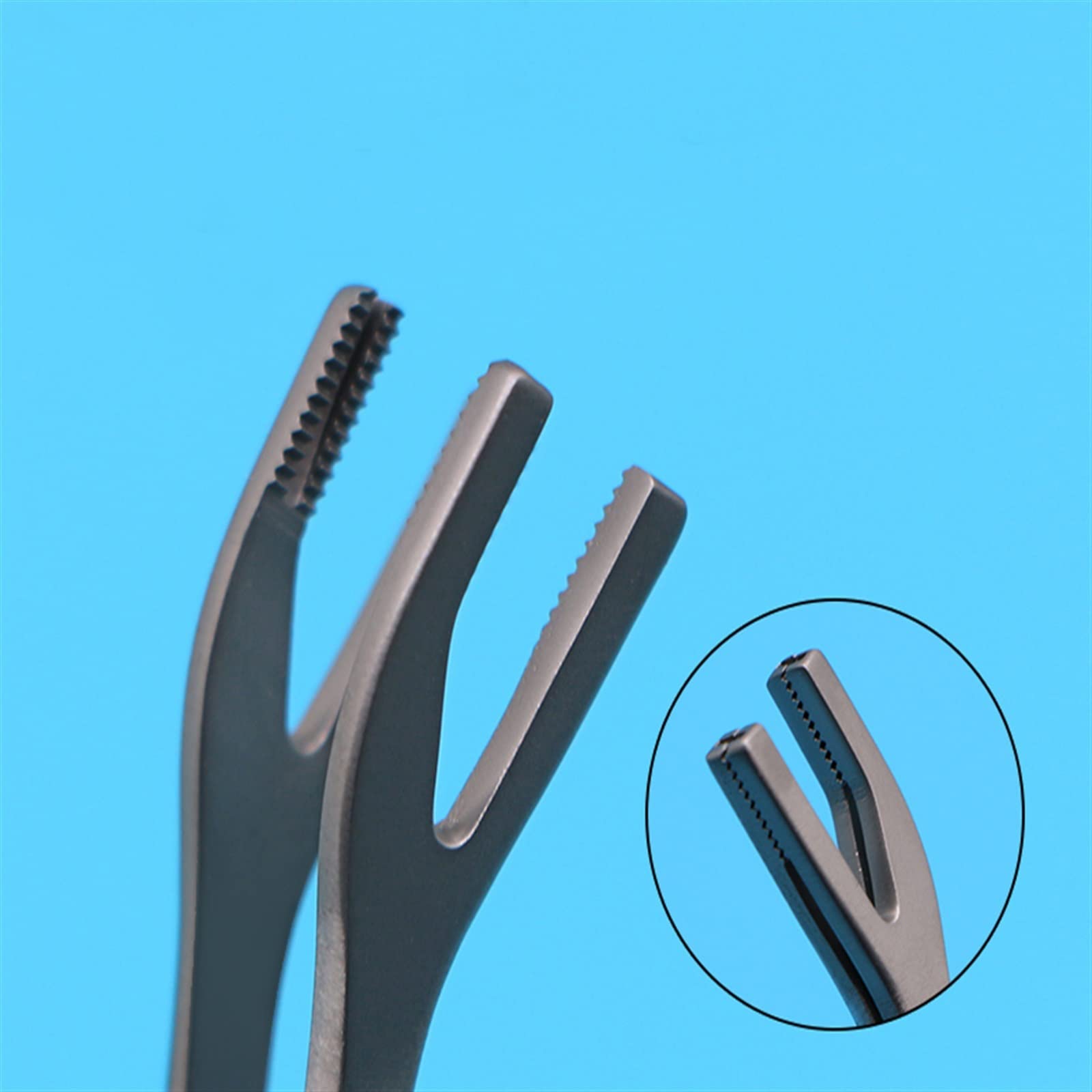 Professional Stainless Steel Hair Removal Tweezers - Slant Tip & Hook Design for Eyebrows, Eyelash Extensions, and Double Eyelid Surgery - Ideal for Home Beauty, Salon, and Ophthalmology Use
