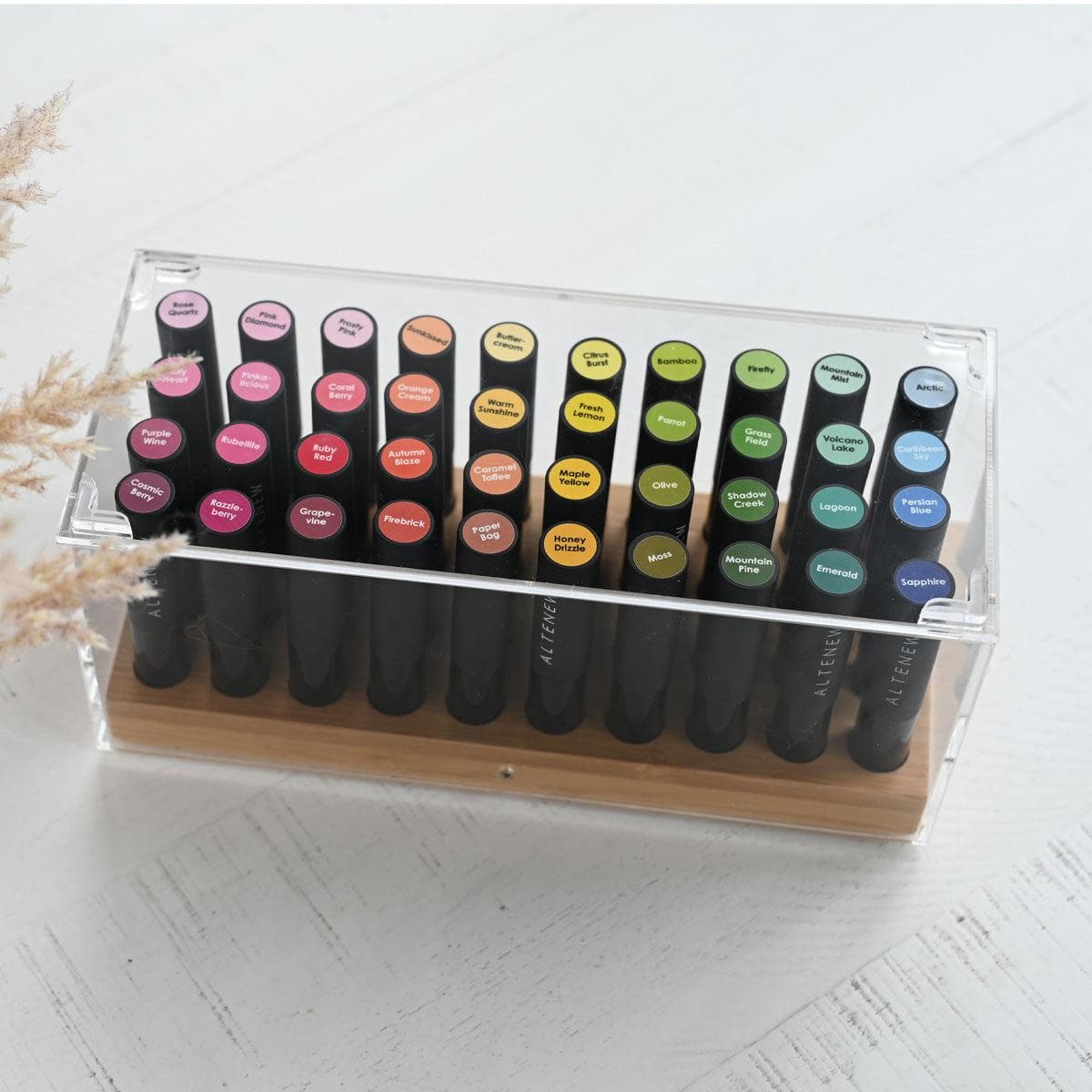 40 Mini Blending Brushes Set with Storage Case - Professional Makeup Brush Kit for Eyeshadow & Blending - Perfect for Travel, Makeup Artists & Beginners