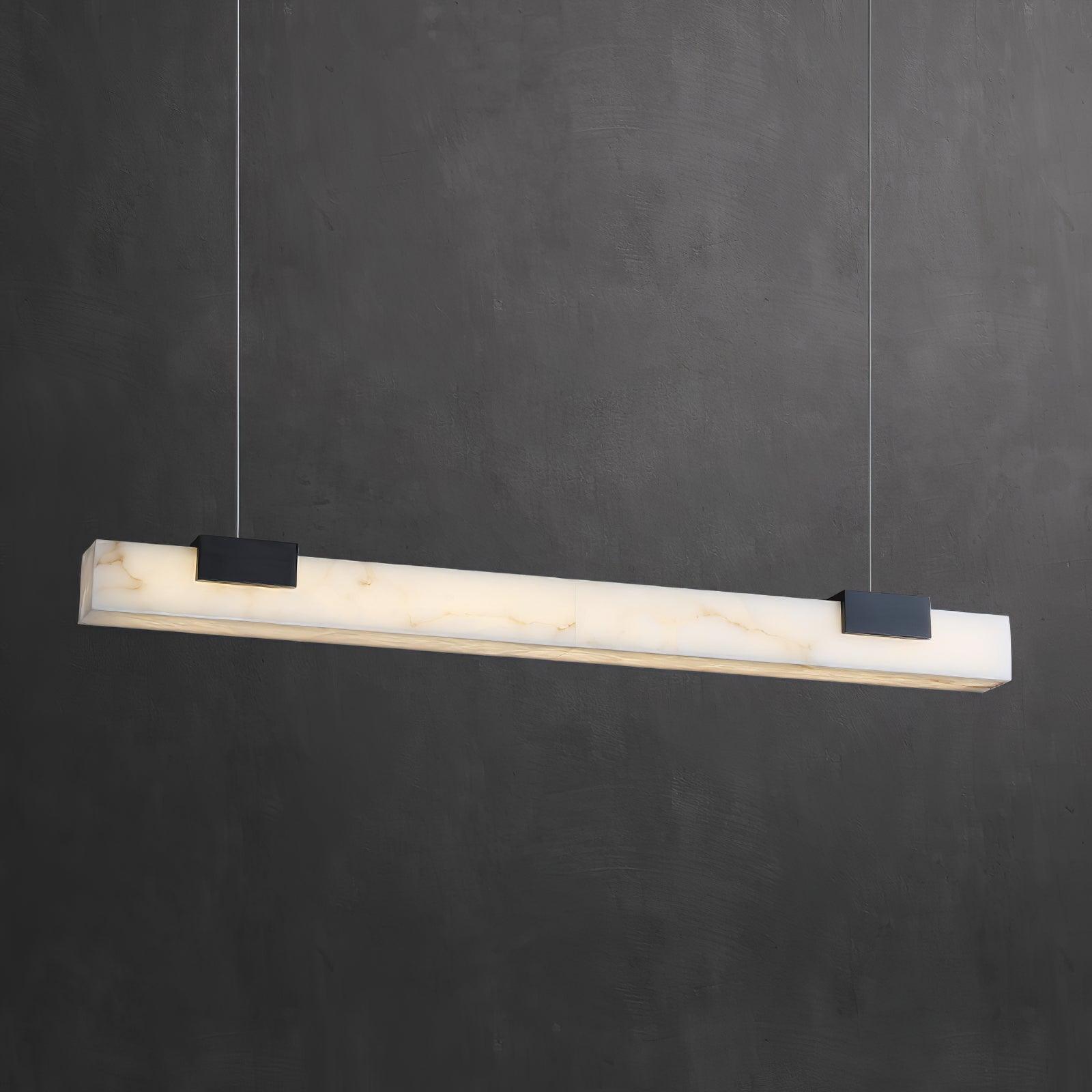 Elegant Alabaster Pendant Light - Modern Handcrafted Glass Ceiling Lamp for Dining Room, Kitchen Island & Bedroom Lighting