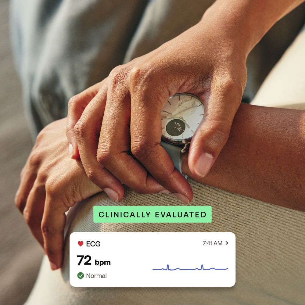 Withings ScanWatch 2 (38mm) - Premium Hybrid Smartwatch with ECG, SpO2 & Sleep Tracking - Perfect for Fitness Enthusiasts & Health Monitoring