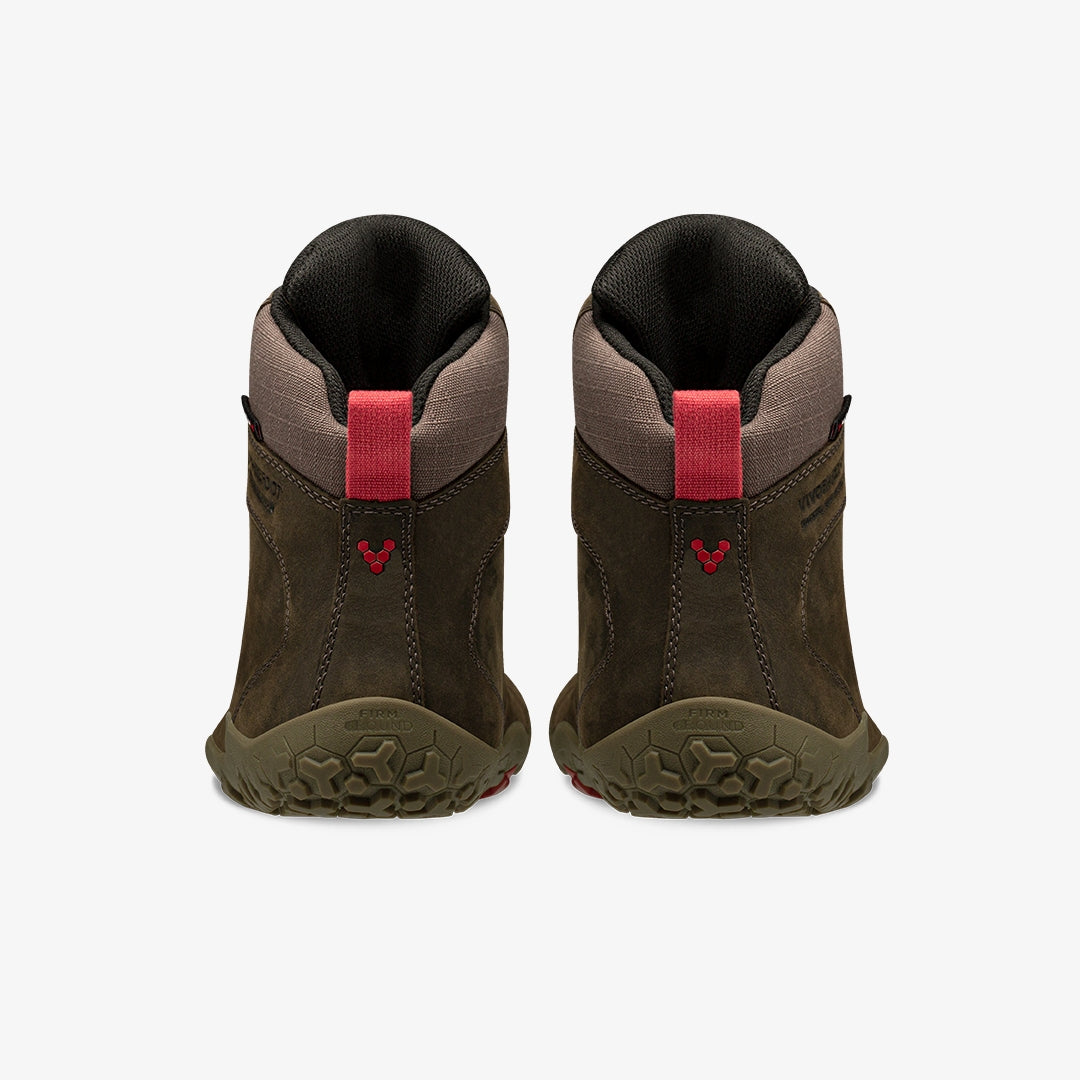 Vivobarefoot Women's Tracker II FG Waterproof Hiking Boots - Barefoot Minimalist Trail Shoes for Outdoor Adventures & Nature Exploration