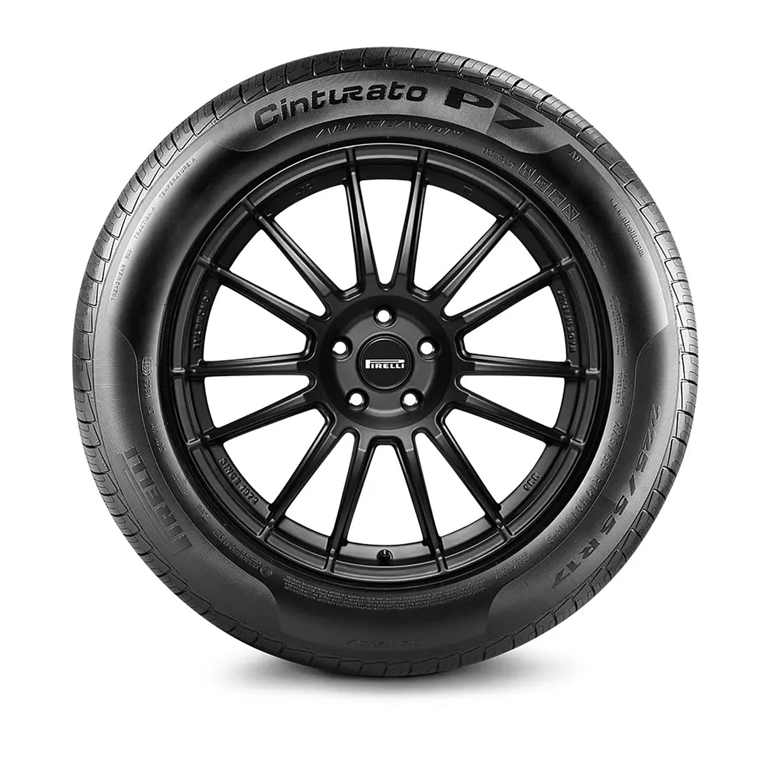 Pirelli Cinturato P7 All-Season Passenger Tire 245/50R19 105W - High Performance, Low Noise, Long Mileage for Sedans & SUVs - Perfect for Daily Commute & Highway Driving