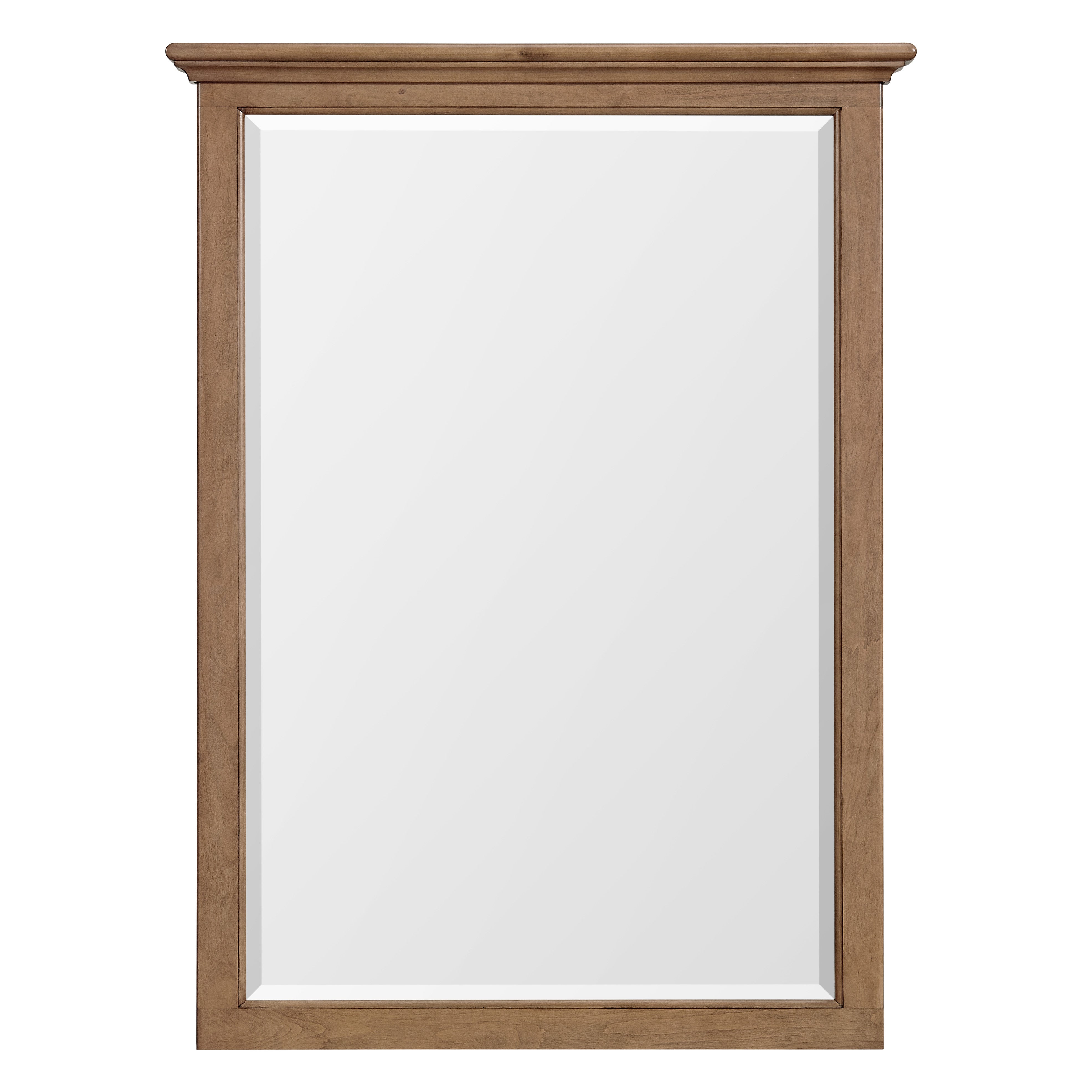 Mckenzie Beveled Wall Mirror - Elegant Framed Decorative Mirror for Living Room, Bedroom & Entryway - Home Decor & Interior Design Essential