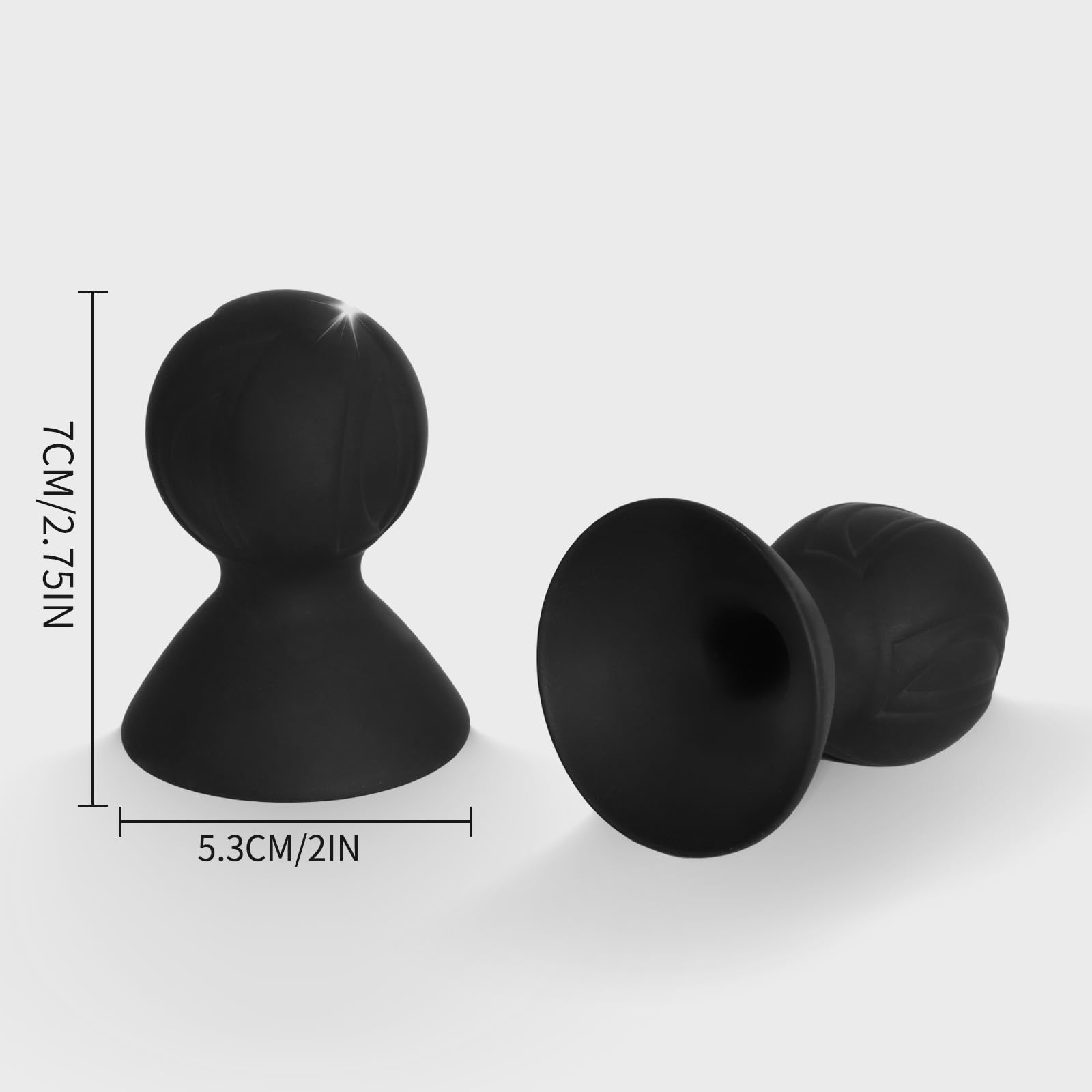 Silicone Nipple Clamps - Adjustable Pressure Suckers for Couples, BDSM & Sensual Play | Breast Stimulator Massager for Enhanced Intimacy & Foreplay | Perfect for Adult Toys Collection & Spicy Night