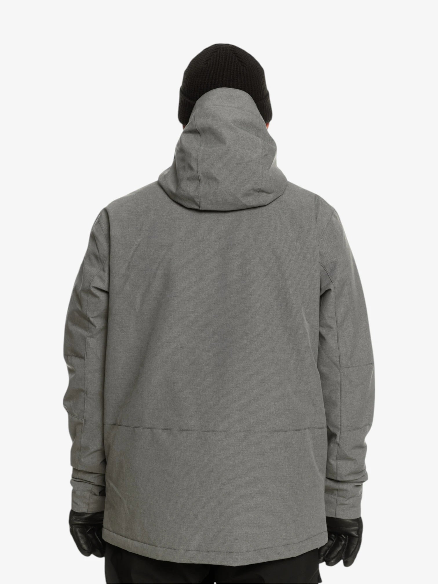 Quiksilver Mission Solid Dark Grey Snow Jacket - Waterproof & Insulated Winter Coat for Skiing, Snowboarding & Outdoor Adventures