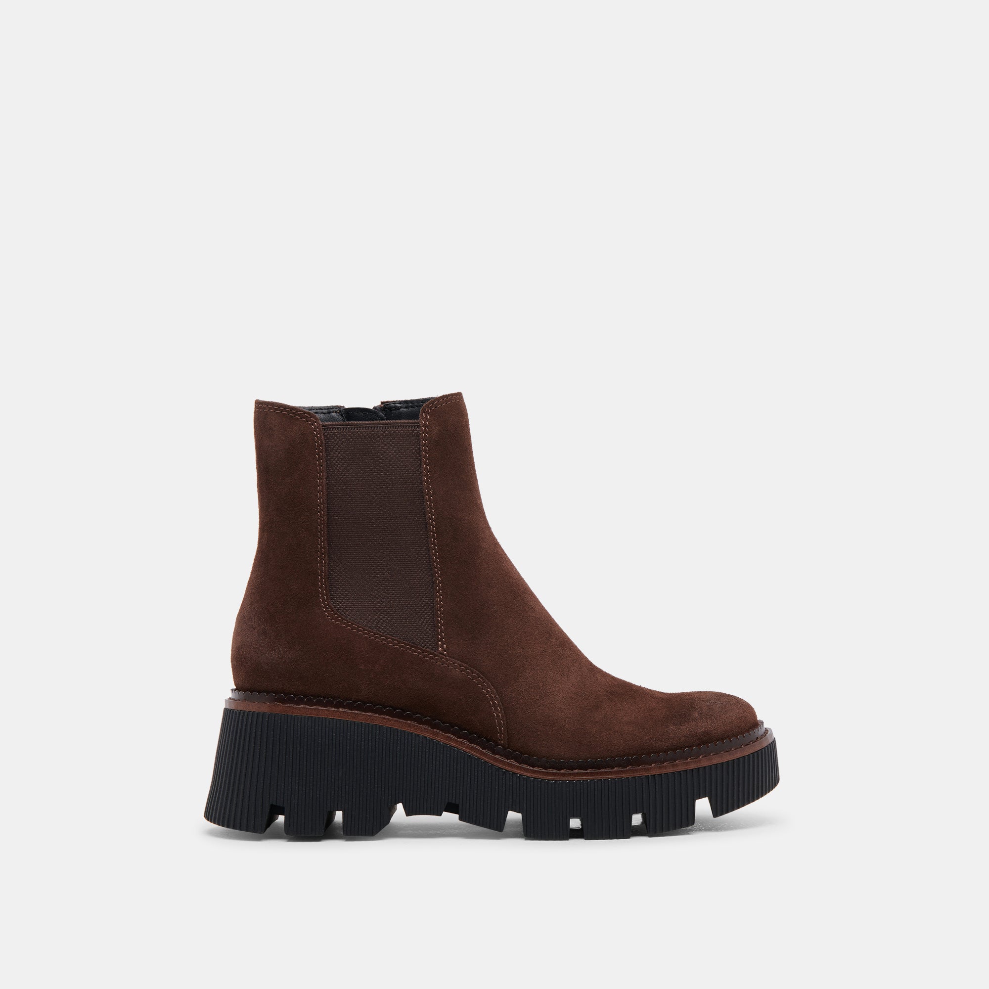 EMMET H2O Waterproof Boots - Dark Brown Suede Leather for Men & Women | All-Weather Outdoor Hiking, Rain & Snow Wear