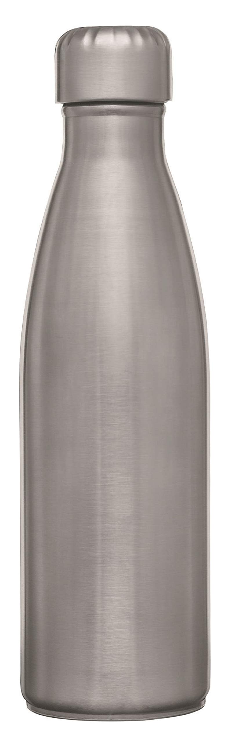 Signoraware 700ml Silver Cola Single Wall Insulated Water Bottle - Leakproof & Sweatproof Stainless Steel Thermos for Office, Gym, Hiking & Outdoor Activities
