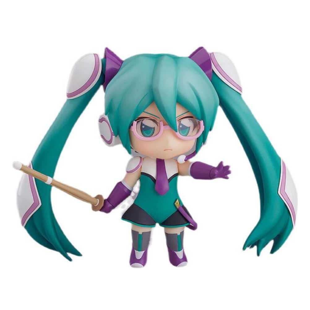 Hatsune Miku Anime Action Figure - Q Version Nendoroid with Interchangeable Faces, PVC Collectible Toy for Anime Fans | Perfect for Display, Cosplay, and Gift Giving