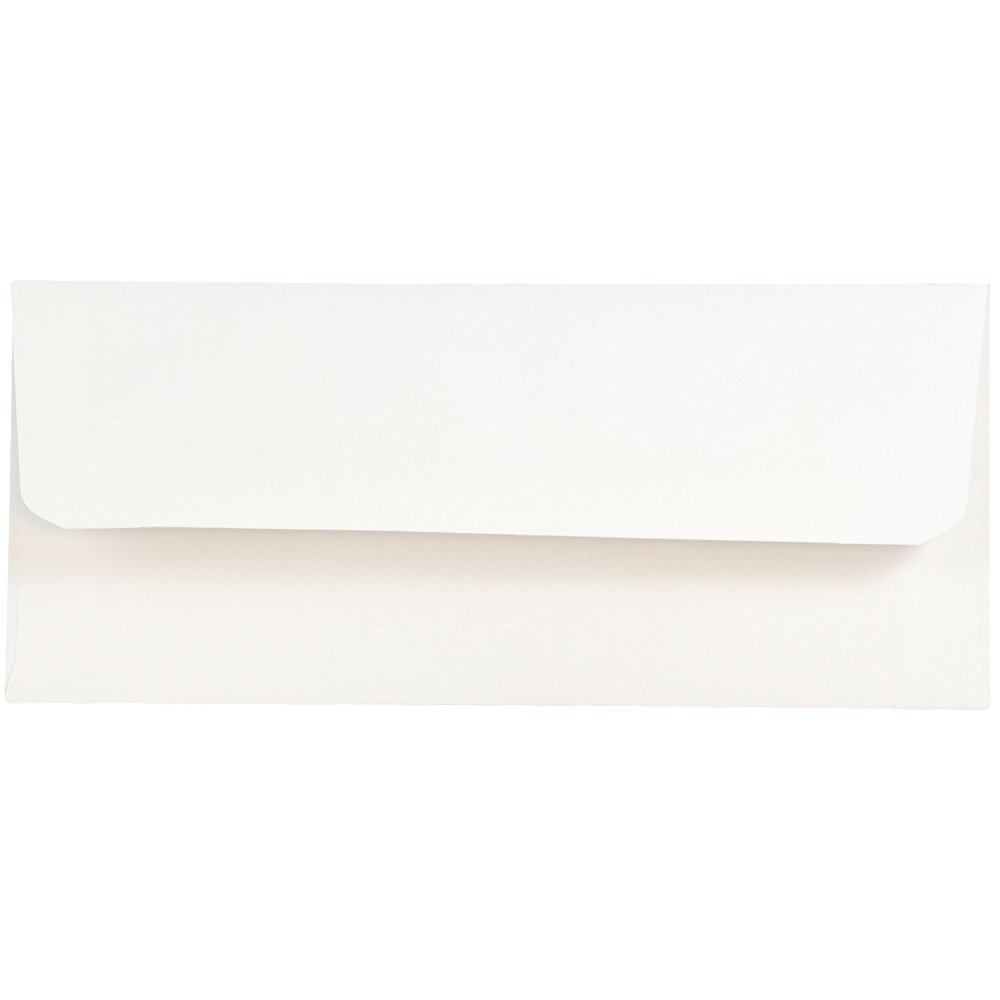 JAM PAPER 3 x 6 11/16 Business Money Envelopes - White - Pack of 1000 - Perfect for Cash Payments, Invoices, and Office Mailings