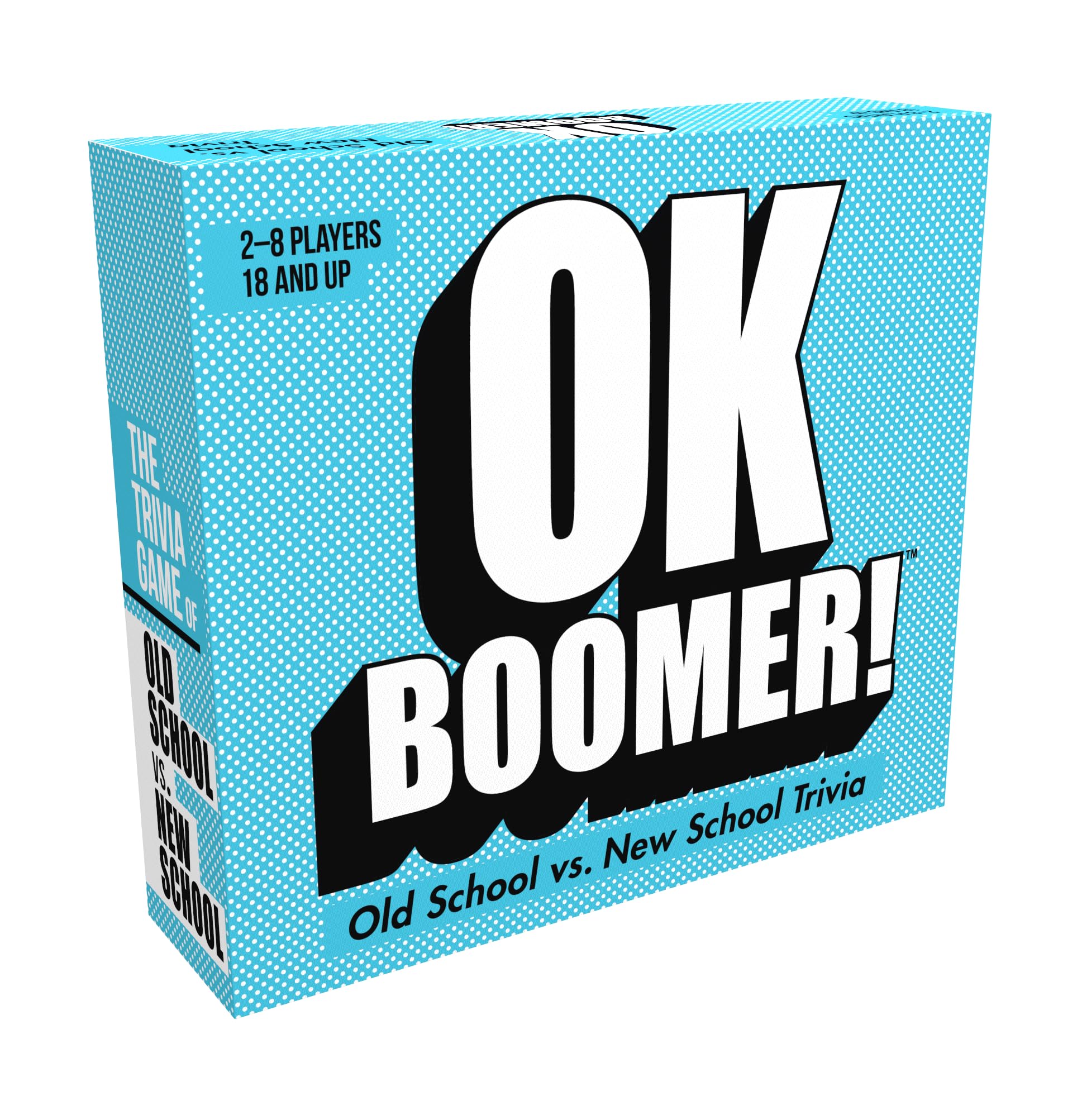 OK Boomer - Old School vs New School Trivia Card Game with 220 Cards | Fun Family Party Game for Adults & Teens | Perfect for Game Nights, Gatherings & Nostalgic Challenges