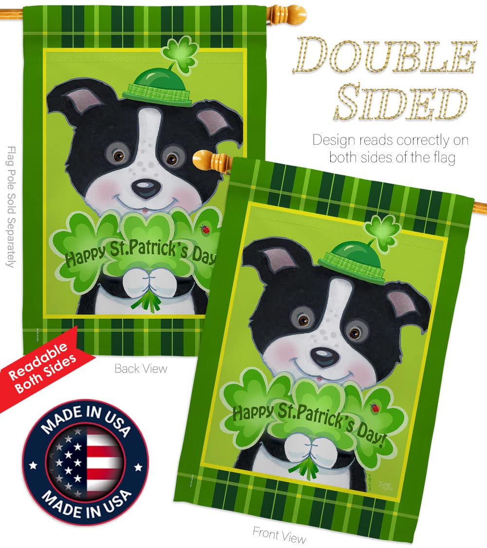 St. Patrick's Day House Flag 28x40