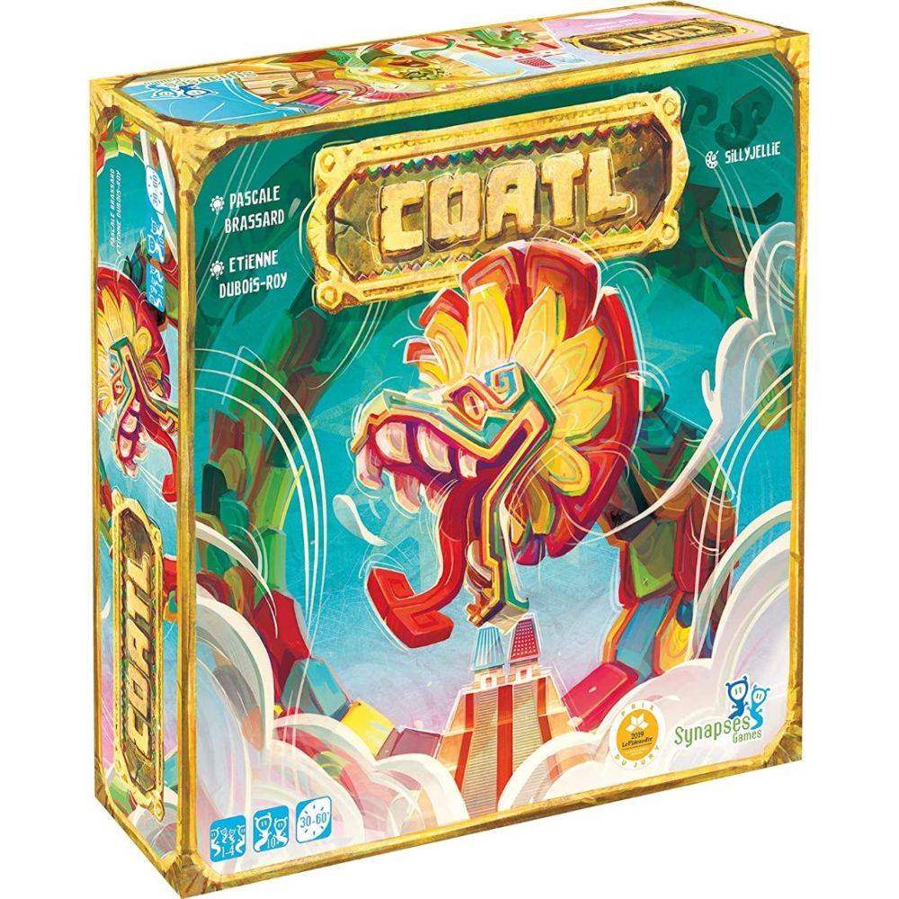 Coatl Aztec Strategy Board Game by Synapses Games - Ancient Civilization Tabletop Game for Adults & Families - Perfect for Game Nights & Strategy Enthusiasts