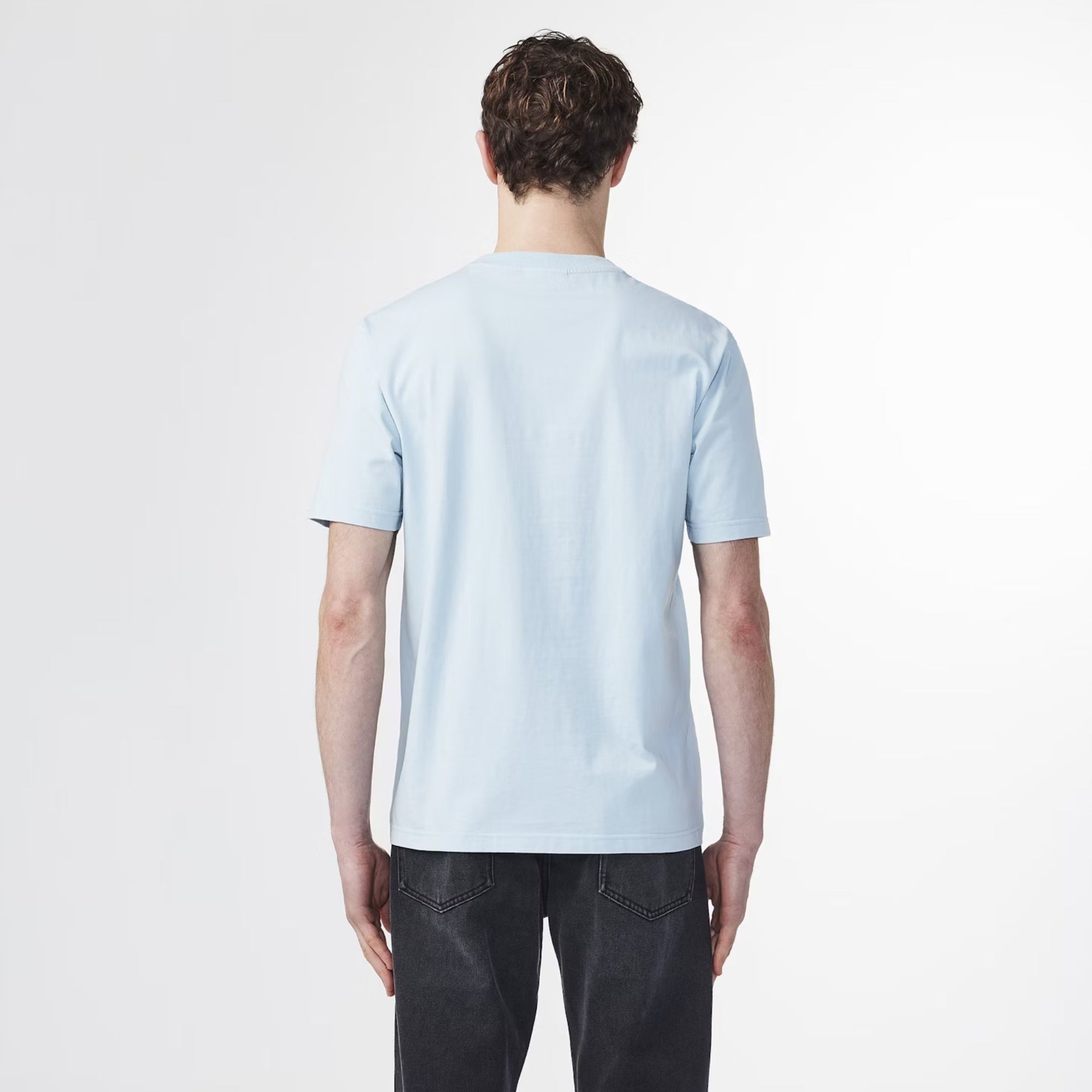 Adam 3209 Premium Pima Cotton Casual Logo T-Shirt for Men - Soft Breathable Tee for Everyday Wear, Lounge & Outings