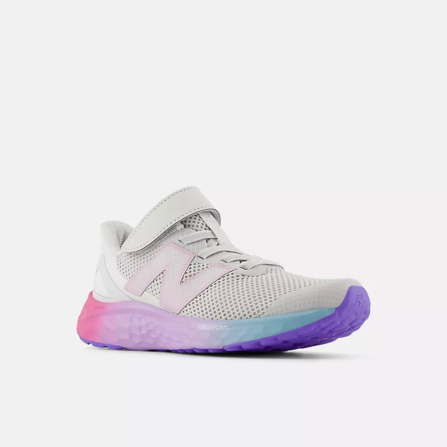 New Balance Grey Matter Arishi v4 Bungee Lace Kids' Sneakers - Lightweight Running Shoes for Boys & Girls - Perfect for School, Sports & Everyday Play