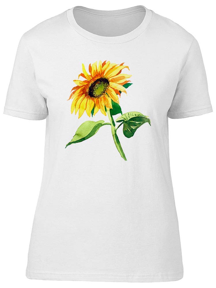 Smartprints Sunflower with Bright Paint Women's T-Shirt - Casual Summer Outfit & Festival Fashion