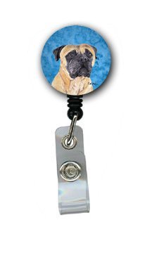 Retractable ID Badge Holder with Clip for Mastiff - Perfect for Nurses, Teachers, and Office Professionals