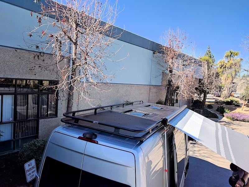 Aluminess Mercedes Sprinter 170WB Roof Rack for 2007+ Models - Heavy Duty Aluminum Cargo Carrier - Perfect for Camping, Road Trips & Outdoor Adventures