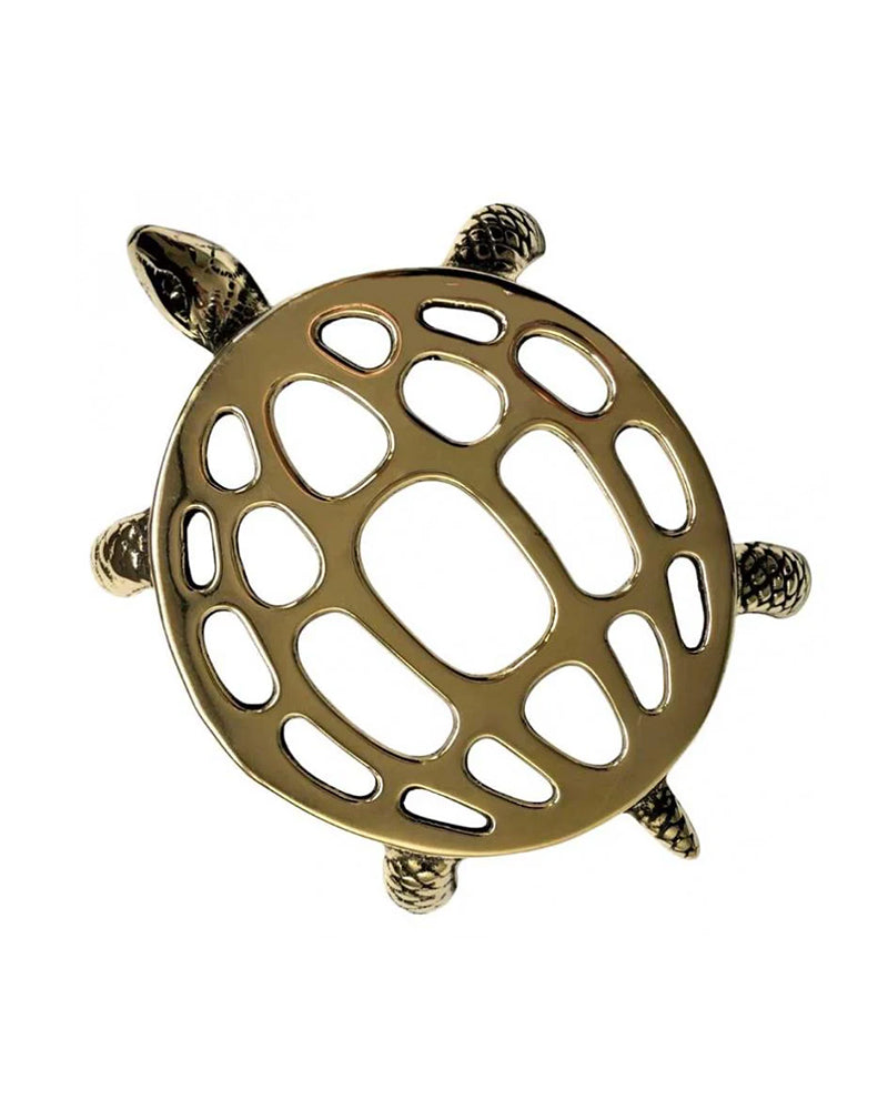 Brass Turtle Coaster Set - Elegant Home Decor for Coffee & Tea Tables - Perfect for Living Room, Office, and Gift Giving