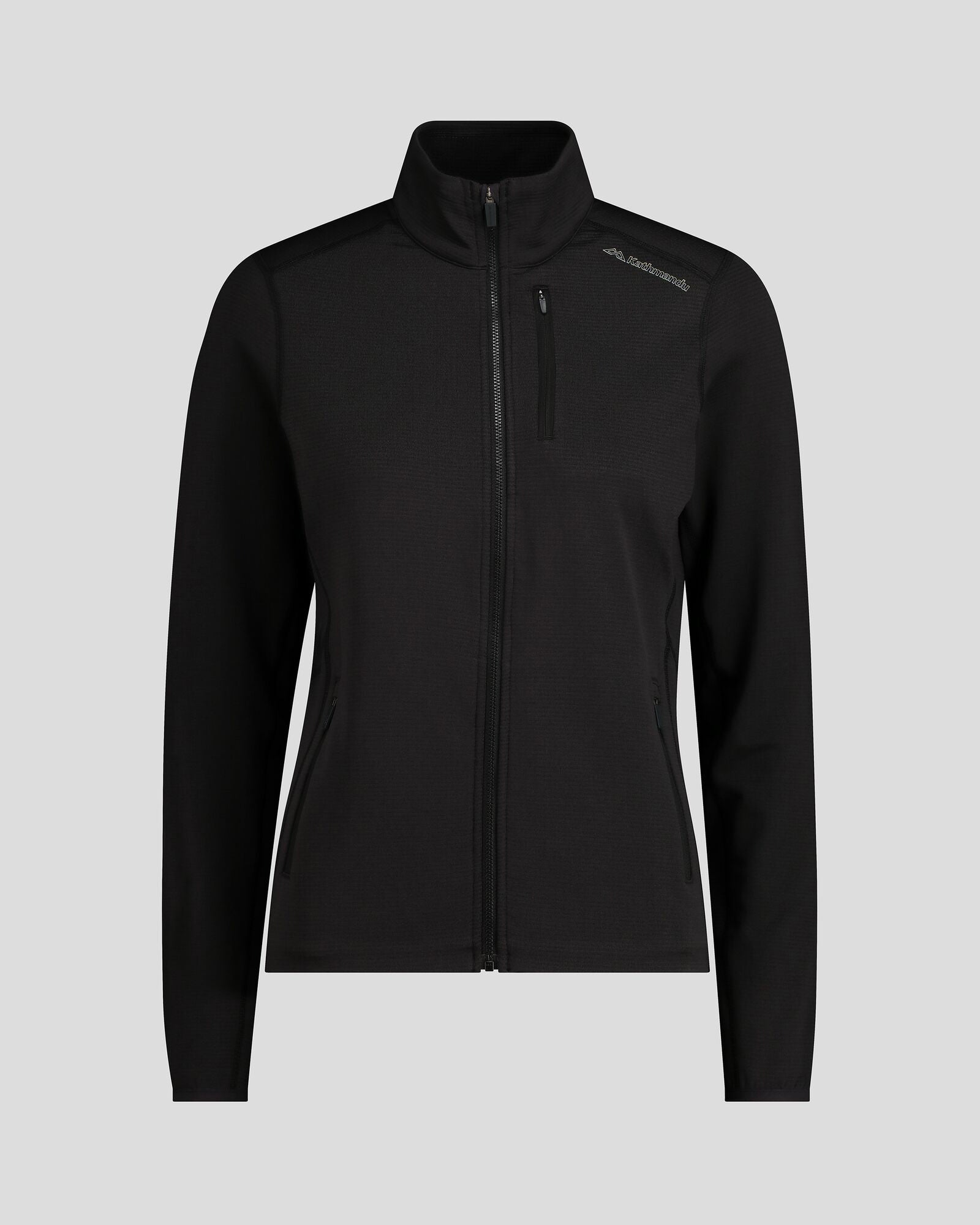 Women's Seeker Fleece Jacket - Soft Warm Winter Outerwear, Black Stingray Color | Perfect for Hiking, Camping & Outdoor Activities