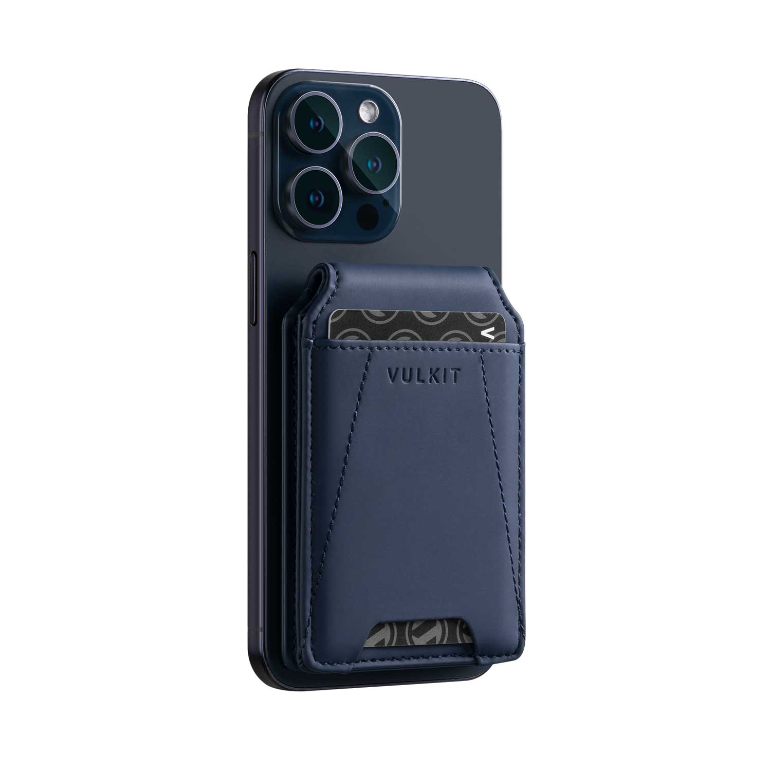 Magnetic RFID Leather Phone Wallet with Adapted Magnetic Ring - Slim Card Holder for iPhone & Android - Perfect for Travel, Shopping & Daily Use