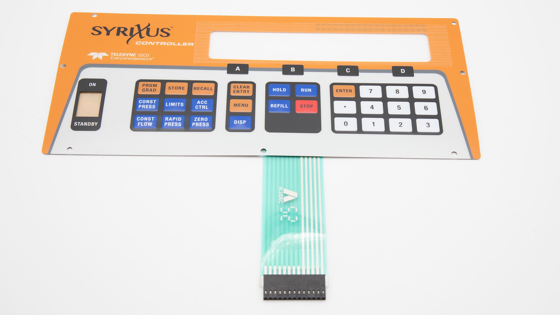 SyriXus® Pump Controller Control Panel Label - Replacement Part for Industrial Water Pumps | Perfect for Maintenance & Equipment Identification