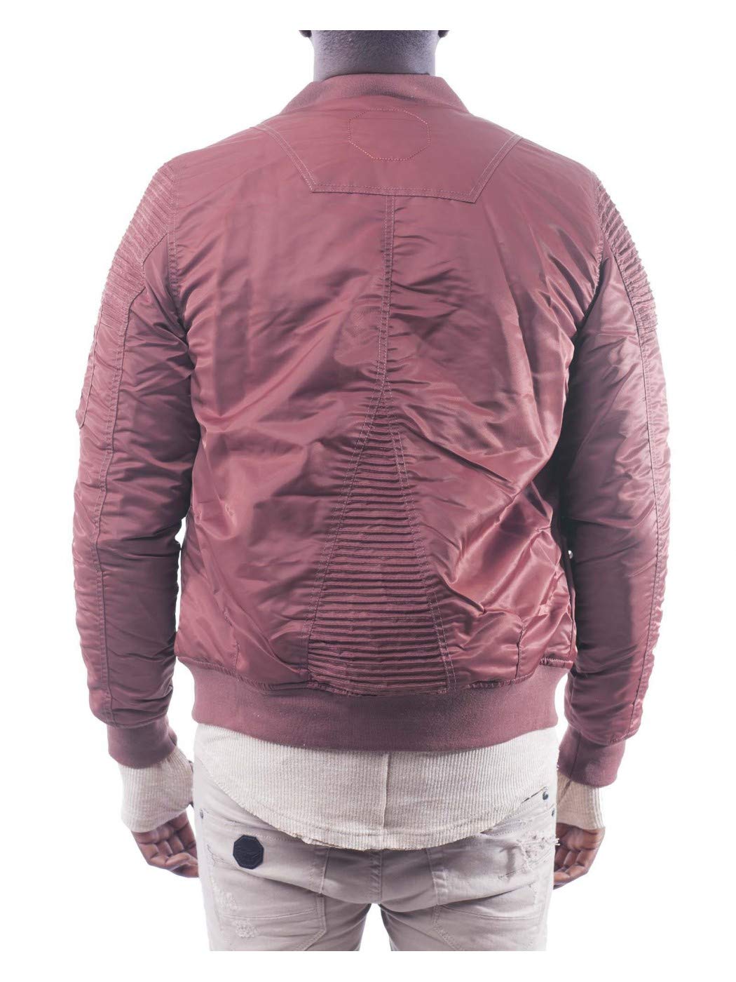 Women's Lightweight Shell Down Bomber Jacket - Warm Winter Puffer Coat with Rose Color | Perfect for Outdoor Activities, Travel & Casual Wear