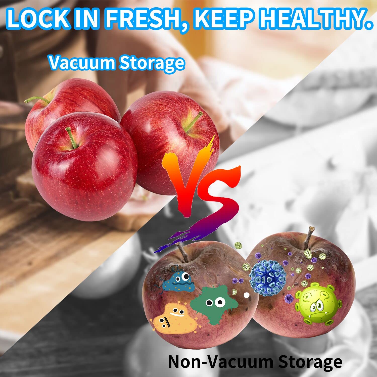 Electric Mason Jar Vacuum Sealer Kit - Handheld Food Saver with Hose for Regular & Wide Mouth Jars | Airtight Food Storage Solution for Kitchen, Meal Prep & Preserving Freshness | Perfect for Canning, Freezing & Long-Term Food Preservation