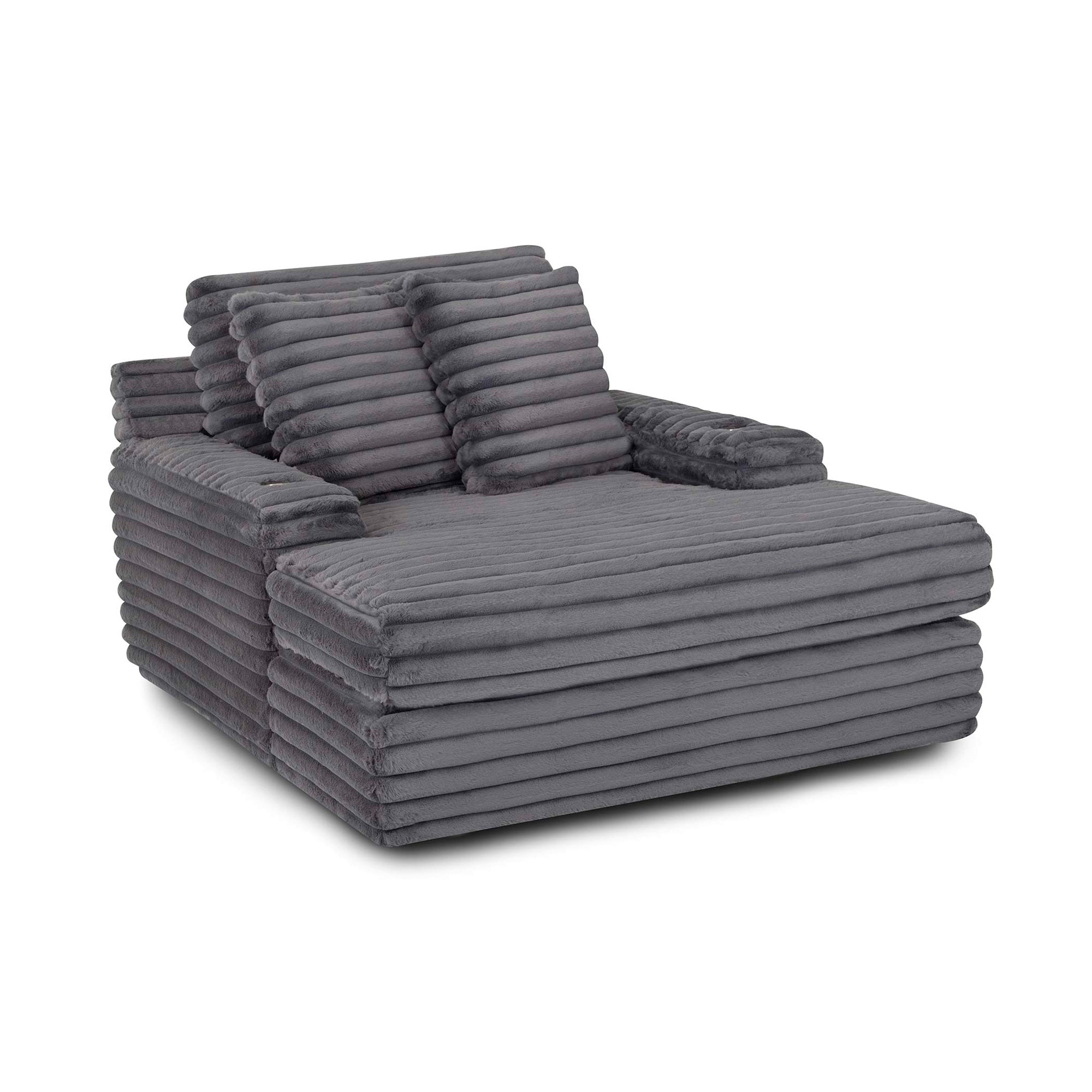Small Space Home Theater Chaise Lounge - Reclining Sofa for Compact Living Rooms & Movie Nights - Perfect for Apartments, Dorms & Cozy Entertainment Spaces