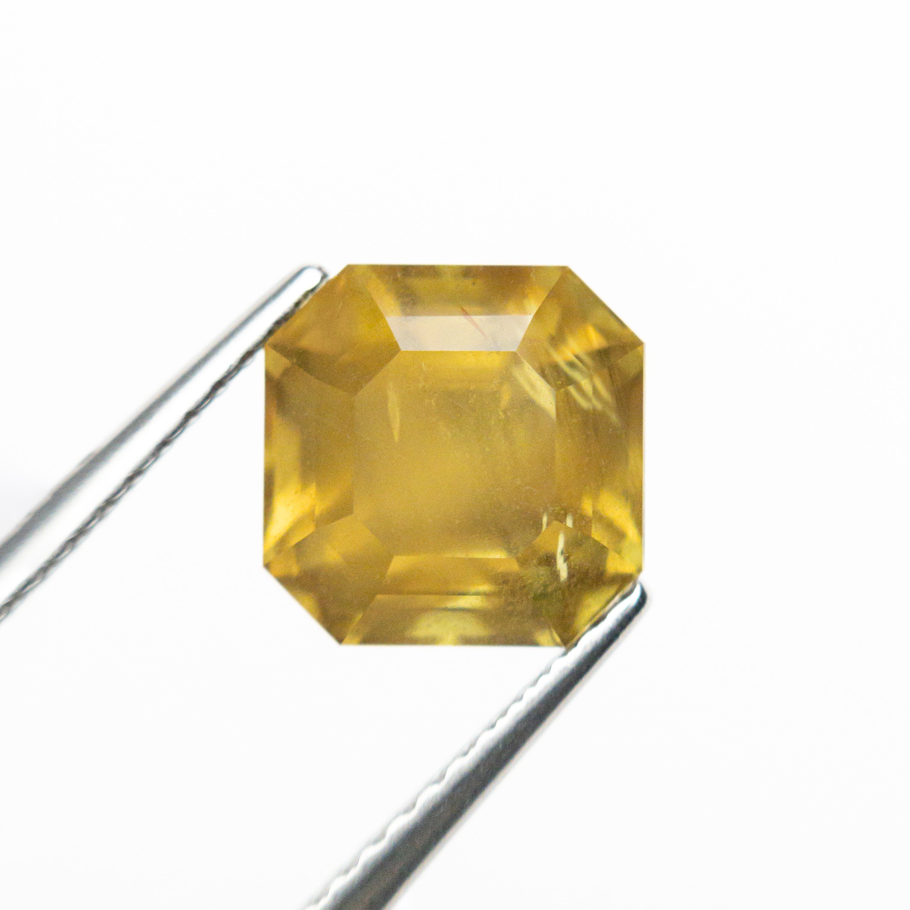 4.79ct Natural Blue Sapphire - 8.06x8.02x7.64mm Square Step Cut with Cropped Corners - Loose Gemstone for Jewelry Making, Engagement Rings & Fine Collections