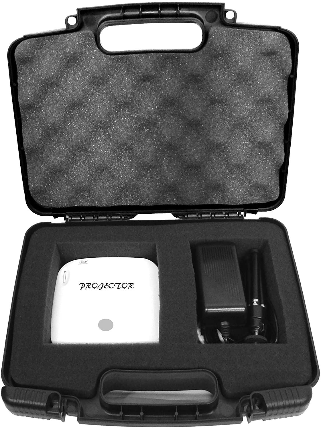 CASEMATIX Pico Mini Projector Case - Compatible with LG CineBeam PF50KA, PH30JG, PF50, PH30, PH150G, PH550 & More | Protective Storage for Travel, Home Theater & Business Presentations