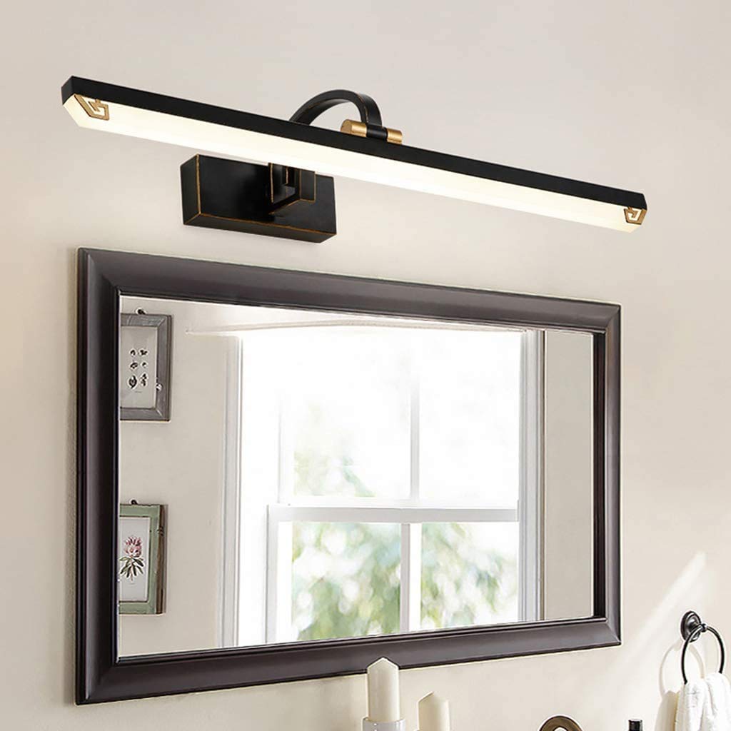 Waterproof LED Bathroom Mirror Light - Modern Vanity Makeup Light Fixture for Dressing Room & Bathroom Cabinet - Energy Efficient Mirror Headlights with Adjustable Brightness (Perfect for Makeup Application, Shaving & Home Spa Lighting)