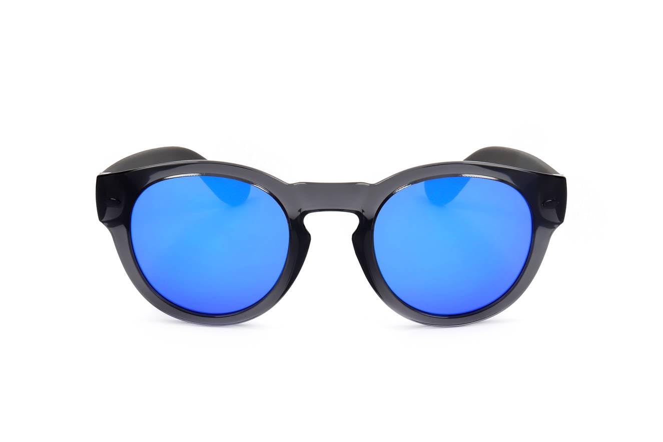 Havaianas Trancoso Round Sunglasses for Men & Women - 49mm Dark Grey UV Protection - Perfect for Beach, Travel & Outdoor Activities