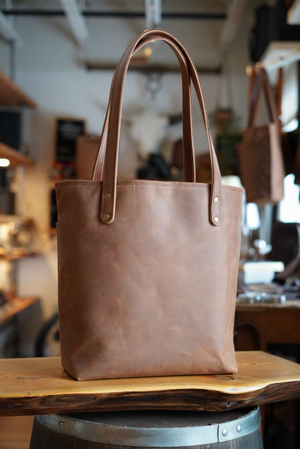 Stylish Milk Chocolate Tote Bag - Durable & Fashionable Cotton Shopping Bag for Women - Perfect for Groceries, Beach, Work & Travel
