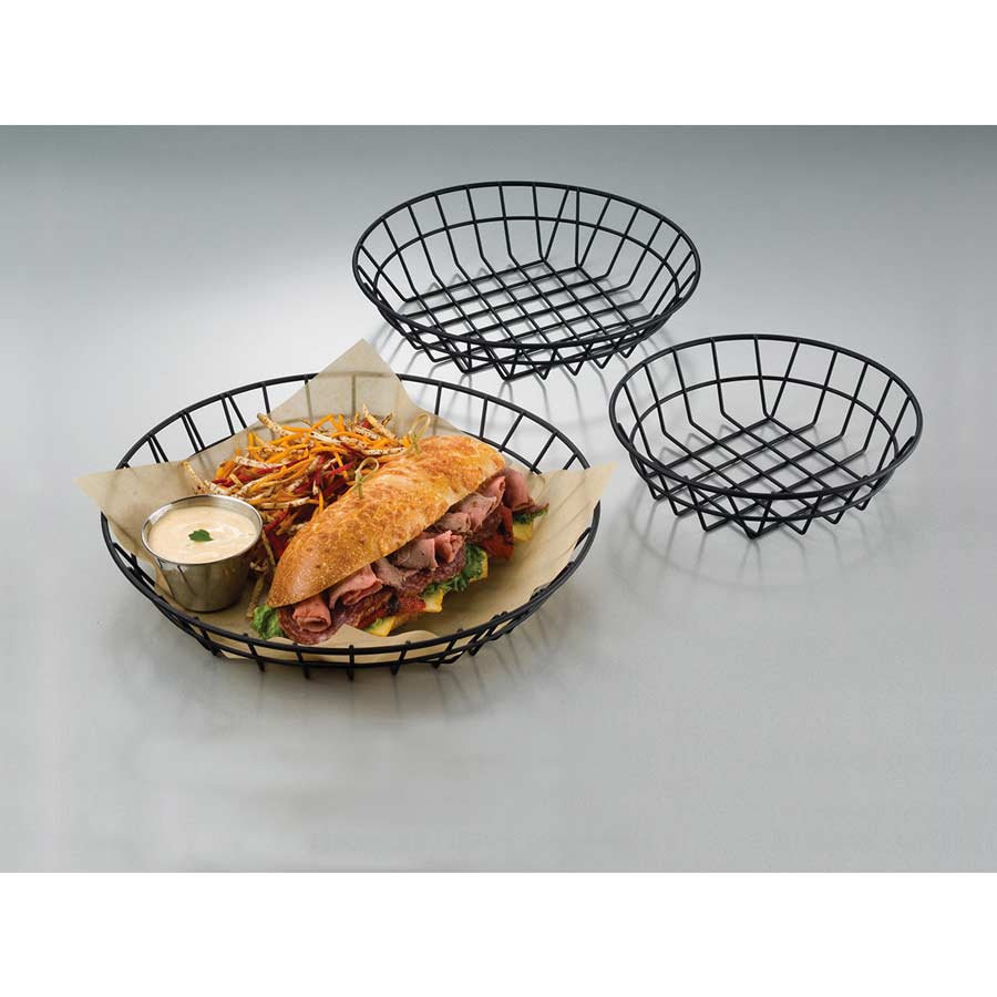 American Metalcraft WIB80 Round Wire Basket - 8