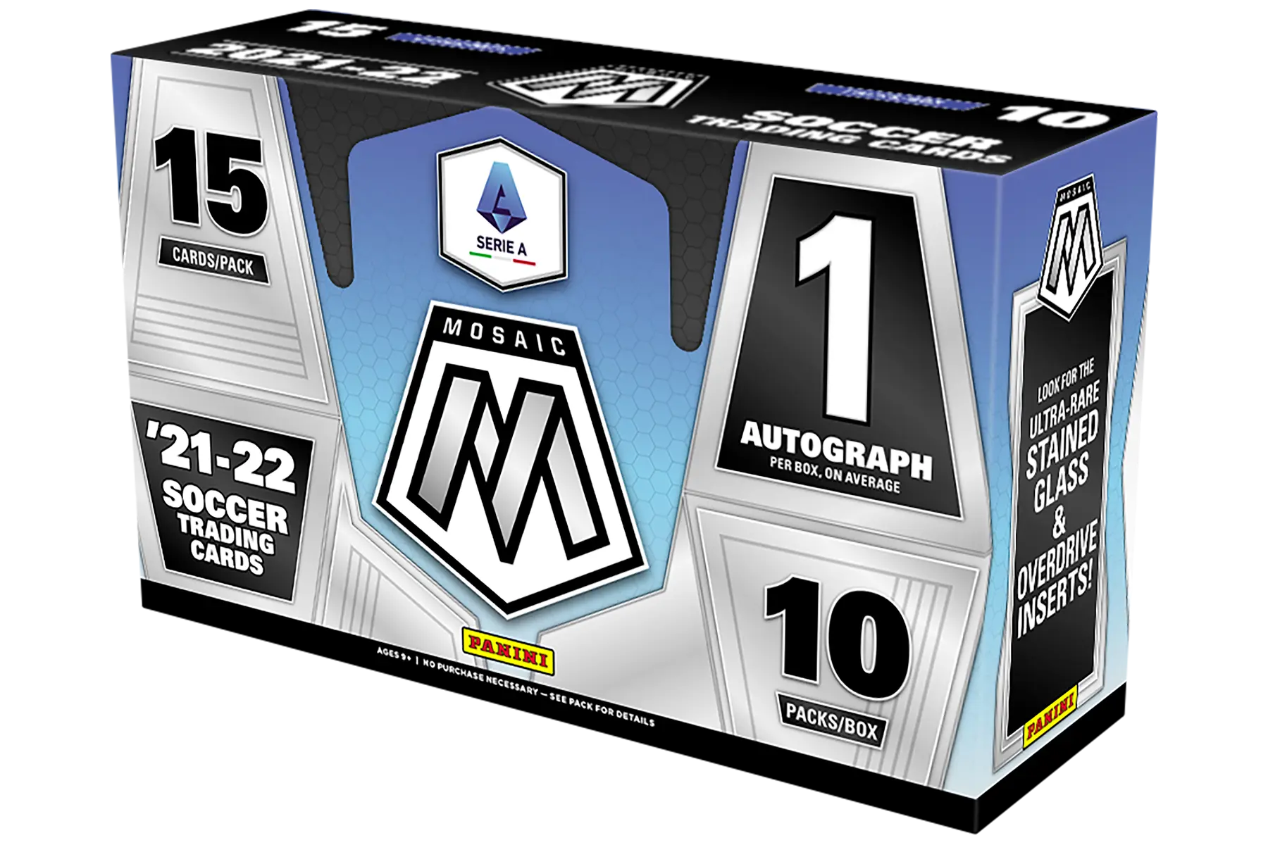 2022 Panini Soccer Mosaic Serie A Hobby Box - 36 Packs with Exclusive Player Cards - Perfect for Collectors & Fantasy Football Fans