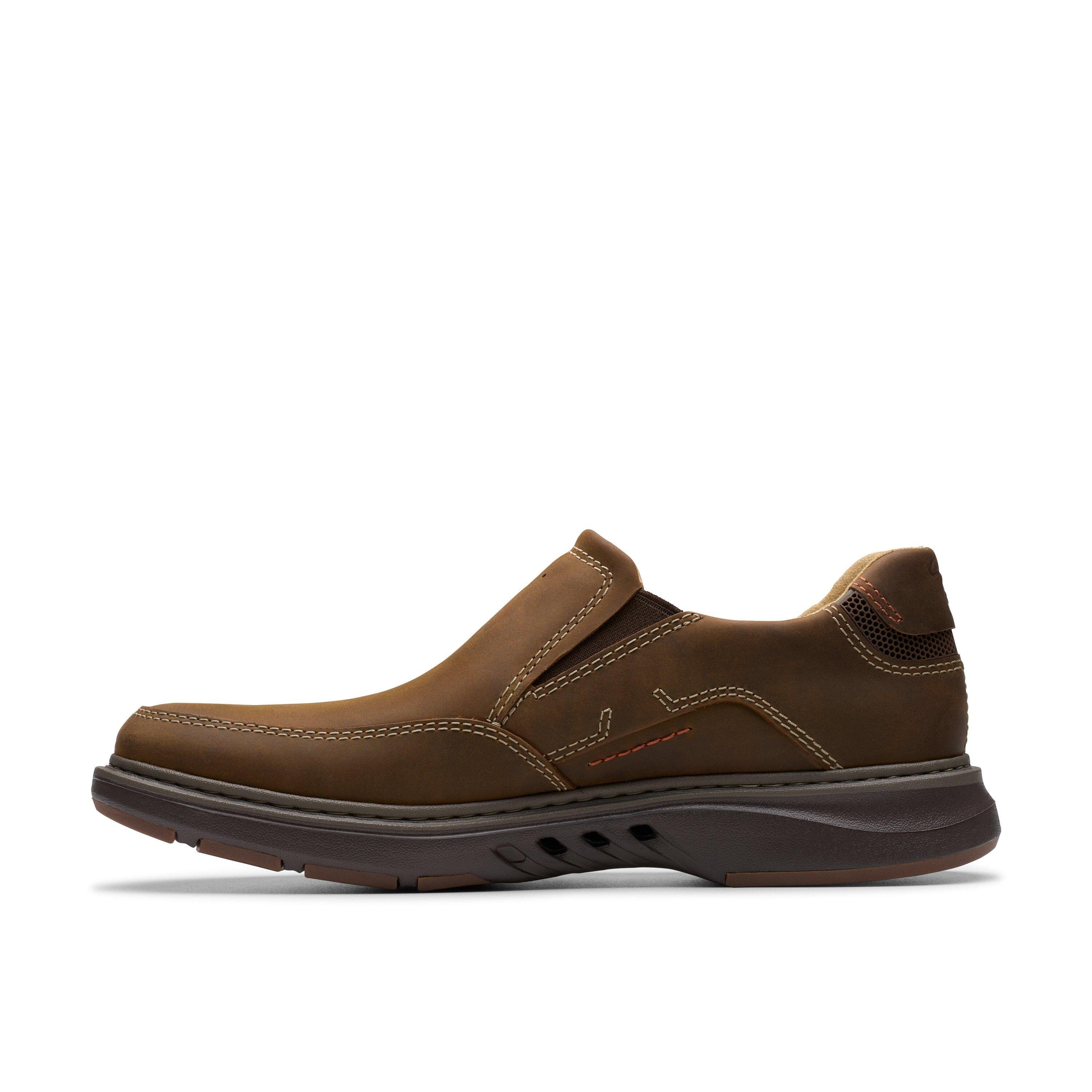 CLARKS Men's Briley Step Loafers - Comfortable Slip-On Shoes for Wide & Medium Width - Perfect for Business Casual & Office Wear