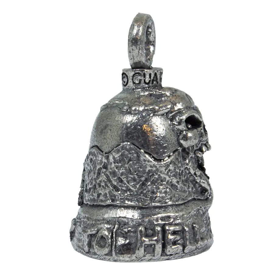 Open Road Highway To Hell Motorcycle Guardian Bell - Protective Ride Charm for Bikers, Gift for Harley & Cruiser Riders (Use on Handlebars for Safe Journeys)