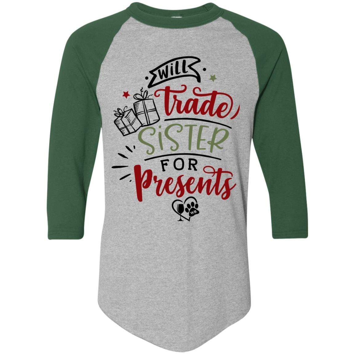 WineyBitches.Co Colorblock Raglan Jersey - Trendy Women's Baseball Tee for Casual Wear, Street Style & Night Out