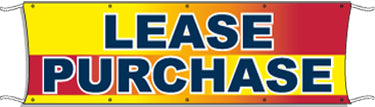 Large Outdoor Advertising Banner - Durable Vinyl Sign for Lease & Purchase | Perfect for Events, Sales, and Promotions