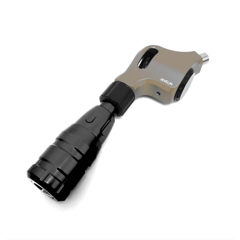 Javelin Wraith Professional Tattoo Rotary Machine with Needle Cartridges - Liner & Shader Gunner Grey - Perfect for Tattoo Artists & Beginners - Home Studio & Professional Use
