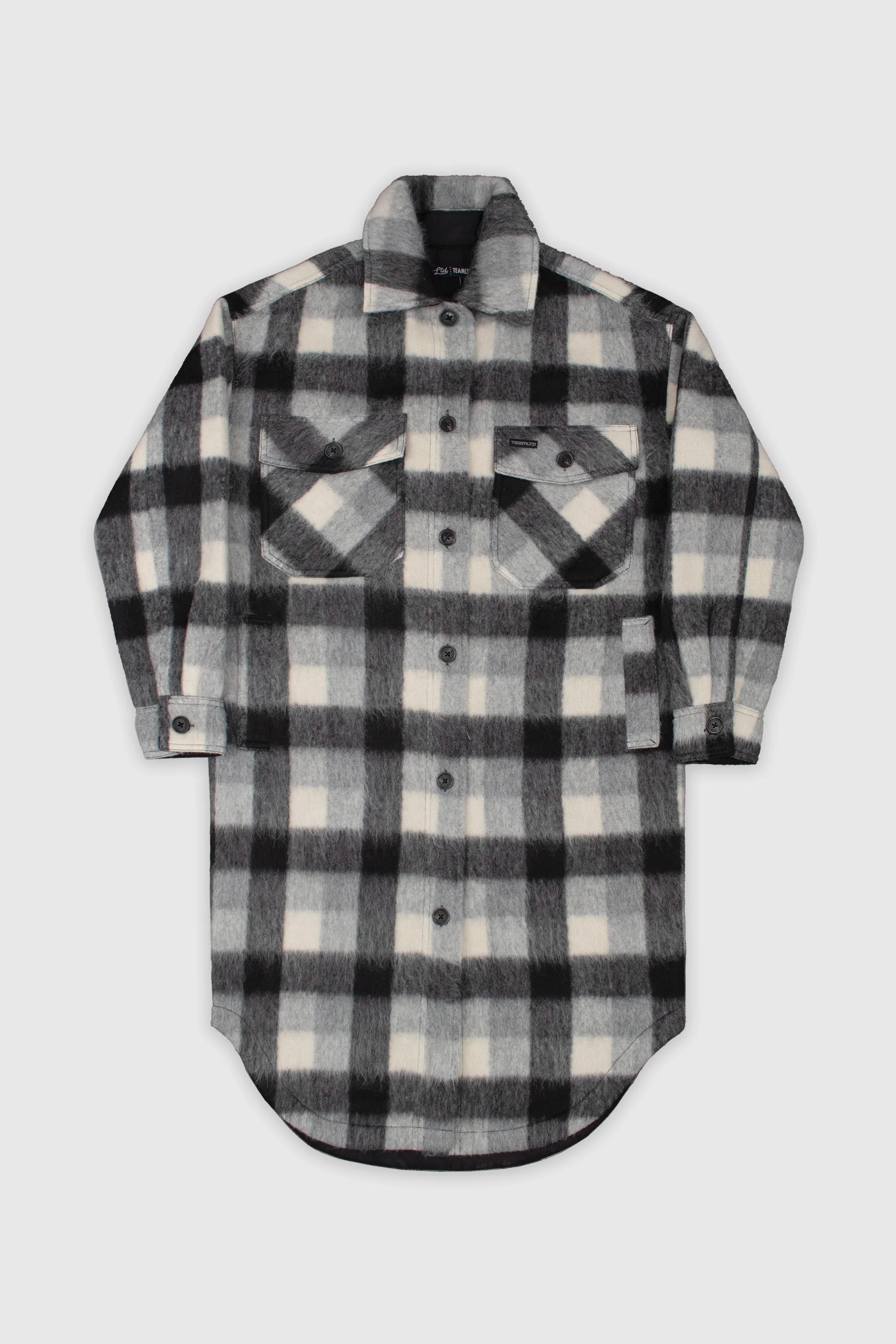 Stylish Super Long Shacket for Women & Men | Trendy Oversized Shirt Jacket | Perfect for Layering in Fall & Winter | Casual Outfits & Streetwear Fashion