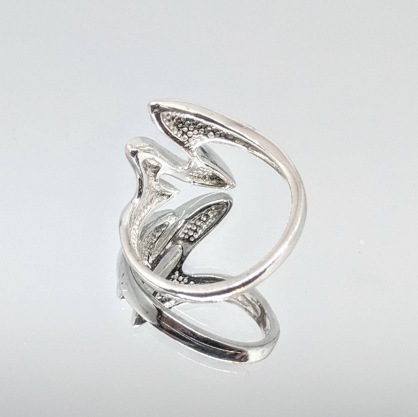 14K Gold or Sterling Silver Freeform Wave Ring - Size 7 DIY Jewelry Making Kit, Boho Fashion Statement for Women - Perfect for Beach Weddings, Anniversary Gifts & Everyday Wear